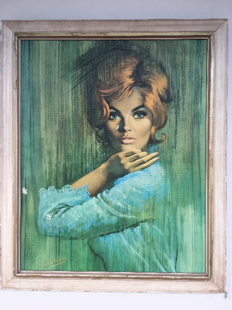 ARTWORK, Portrait (Female) - 1960s Redhead